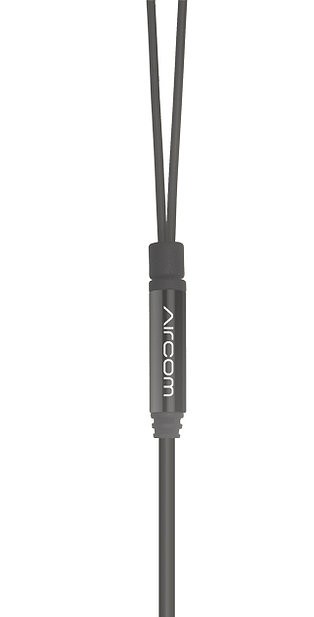 UAYESOK Oreillette 3,5 mm écoute/récepteur uniquement avec tube d'air et  écouteurs champignons pour radio bidirectionnelle Motorola Kenwood Vertex