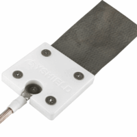 Plaque de mise à la terre avec velcro conducteur pour tous les tapis de blindage en Steel-Twin