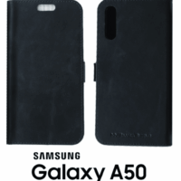 Etui anti-ondes Samsung Galaxy A50 cuir supérieur noir (Book)