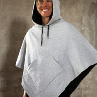 Poncho gris anti-ondes contre les hautes fréquences