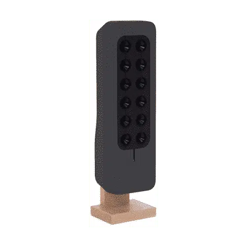 Ioniseur et purificateur d'air TEQOYA 200 - Anthracite