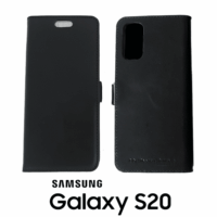 Étui anti-ondes Samsung Galaxy S20 cuir supérieur noir (Book)