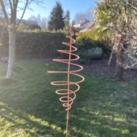 Antenne double spirale Ighina en cuivre pour l'électroculture