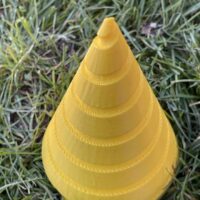 Cône pour fabrication de spirales antennes de 12 cm de haut pour l'électroculture