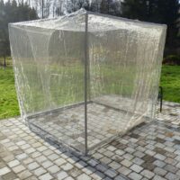 Baldaquin anti-ondes basse et haute fréquence d'une ou deux personnes en tissu-treillis Adamantan - 50 dB