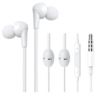 Oreillette anti ondes ibrain blanche FC26 à tube d'air