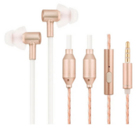 Oreillette anti ondes ibrain Or FC31-E à tube d'air