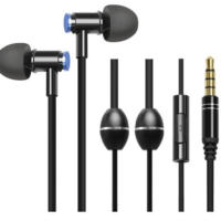 Oreillette anti ondes ibrain noire FC22 à tube d'air