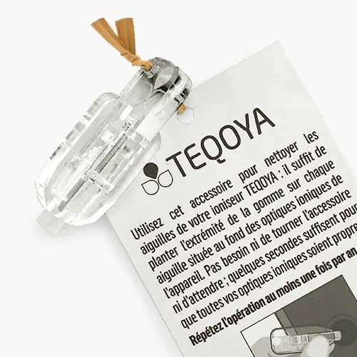 Outil de nettoyage simple et rapide pour vos ioniseurs Teqoya